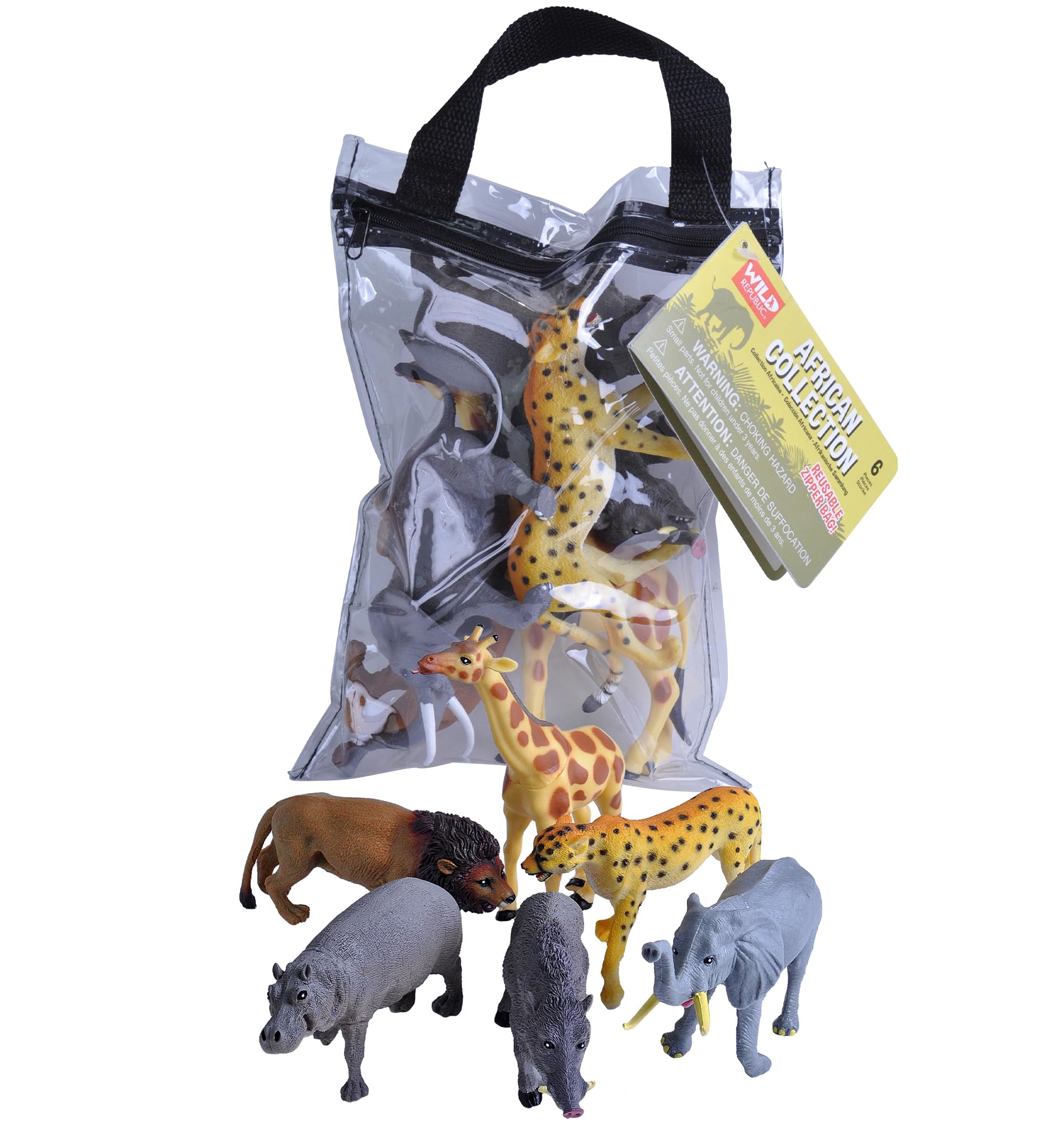 Wild Republic 23747 Polybag Collection African 6 pcs.