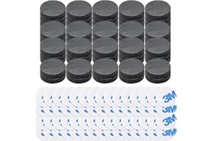 GBYMIUY Ceramic Magnets, Hard Ferrite Magnets for Crafts Science Hobbies DIY Projects, Round Magnets for Refrigerator, Whiteboard-60Pcs, Dia 18mm x 4mm Disc