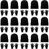LYDTICK 30 Pack Winter Beanie Hats & Gloves Bulk for Men Women, Wholesale Cold Weather Warm Cozy Gift