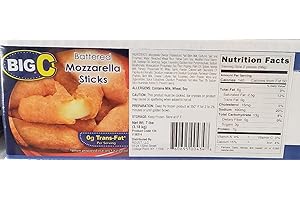 BIGC Big C Battered Mozzarella Sticks 7 lbs - Frosted-