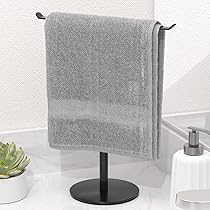 Gatco 1444sn Brushed Nickel Fingertip Towel Countertop Hand Towel
