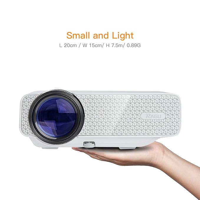 RAGU Mini Proyector, Z400 Proyector de Video Portátil Home ...