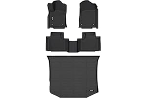 Jenofa-Car Floor Mats for 2011-2021 Jeep Grand Cherokee/Grand Cherokee WK 2022 2023 (Non L) All Weather Floor Mats Cargo Mat Car Mat for Grand Cherokee Accessories Full Set