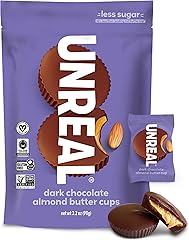 UNREAL Dark Chocolate Almond Butter Cups 6Pk, 3.2 OZ