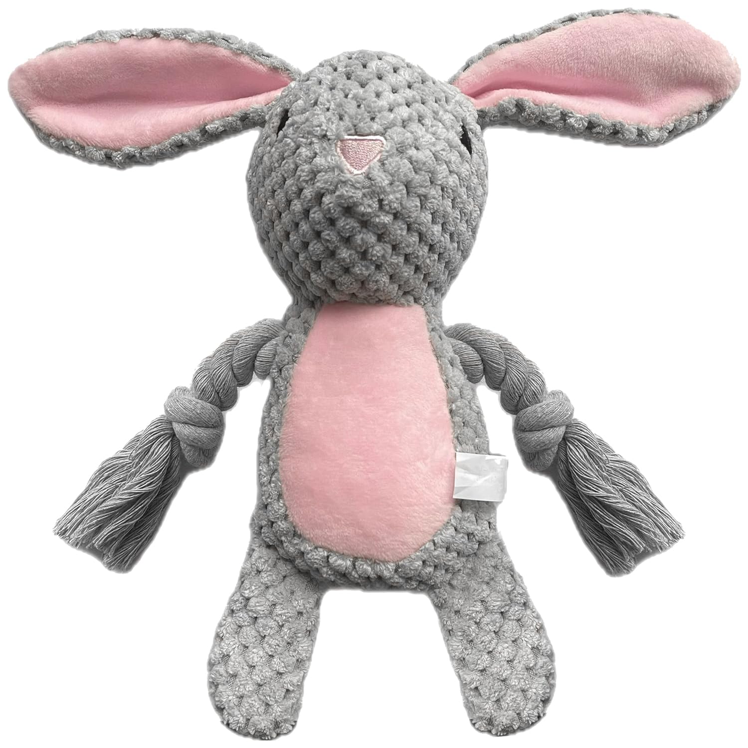 YUREMEEY Dog Toys, Squeaky Dog Interactive Play Toy, Fun Dog Chew Toy, Soft Plush Dog Toys for Small Medium Dogs Playing and Training, Rabbit