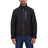 Nautica Men's Bonded Fleece Softshell Jacket &ndash; Water Resistant Zip Front Transitional Coat