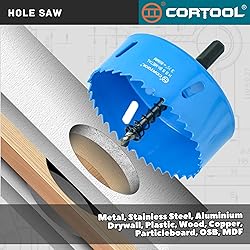 1-1/2 Inch Hole Saw with Arbor for Metal and Wood