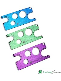 3-Pack Essential Oil Tool by Soothing Terra - Universal Metal Key Tool Opener and Remover for Bottle Caps and Roller Bottles.
