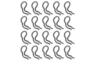 CChiai 20PCS Stainless Steel Brake Pad Split Pins Bicycle Caliper Retaining Ring Spring Clips Replacement Anti Loss Disc Brak