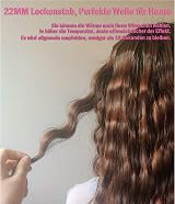 DazSpirit 3 Barrel Hair Wavers 22 mm Ceramic Tourmaline Curler with 2 Heat view 8