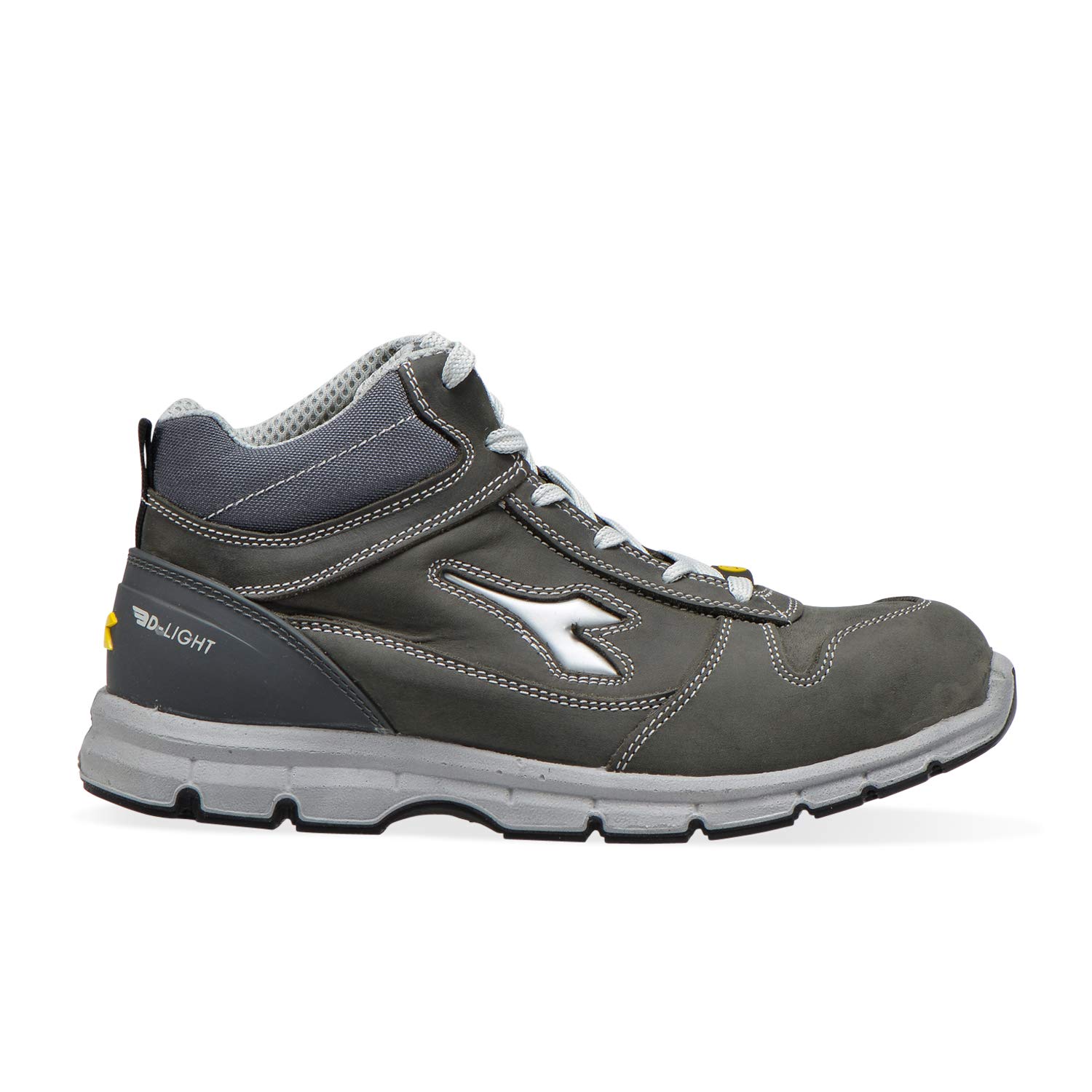 Utility Diadora Run II HI S3 SRC ESD Work Shoes for Men and Women (EU 43), 75068 Castle Rock, Grigio Castello, 9 UK