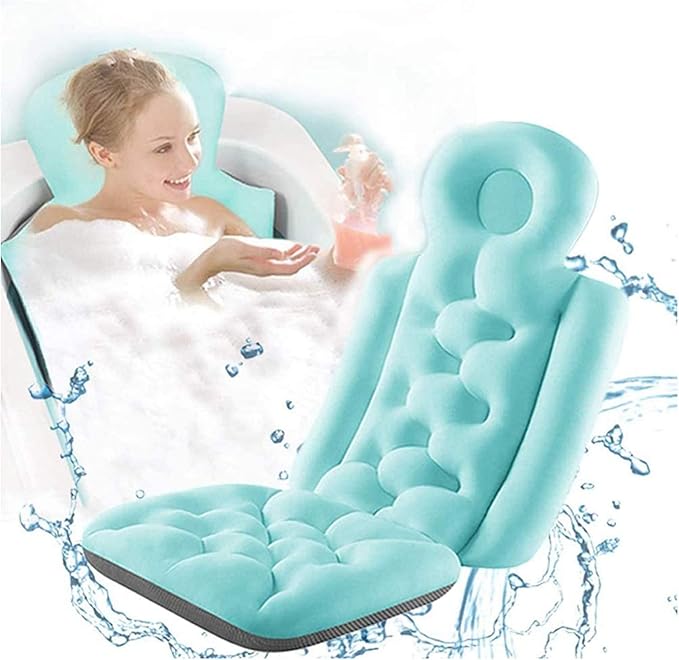 Full Body Bath Cushion for Tub for Adults Easy Clean, Nonslip Luxury