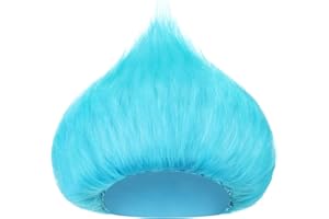 Geyoga Unisex Funny Wig Hairy Costume Funky Hairband Crazy Wig Hair for Halloween Costume Party