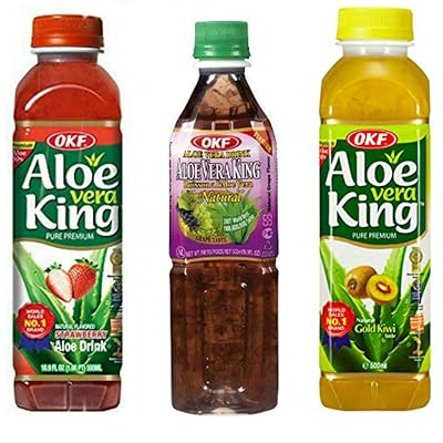 OKF Aloe Vera King Drink, Strawberry, Gold Kiwi Jordan | Ubuy
