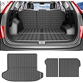 xipoqix Cargo Mat Compatible with 2023-2026 Kia Sportage (Not PHEV) Trunk Mat Backrest Cargo Liner TPE Trunk Liner Replacement for 2023-2026 Kia Sportage Accessories