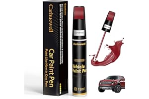 CARHUEWELL Red Touch Up Paint for Cars, Car Scratch Repair Pen, Car Paint Touch Up Pen Auto Scratches Remover Easy to Use and Quick Fix(Garnet Red)