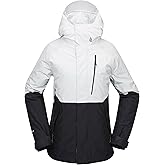 Volcom Women's V.co Aris Insulated Gore-tex Relaxed Fit Mid Length Pullover Snowboard Jacket
