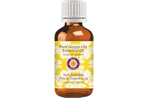 dève herbes Ginger Lily Essential Oil (Hedychium spicatum) Pure | Non-Sticky | Non-Greasy | Lightweight | Men & Women | All Skin Types | Steam Distilled 15ml (0.5 oz)