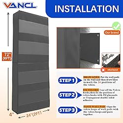 VANCL 4" Thick Wall Padding 2ftx6ft Gym Wall