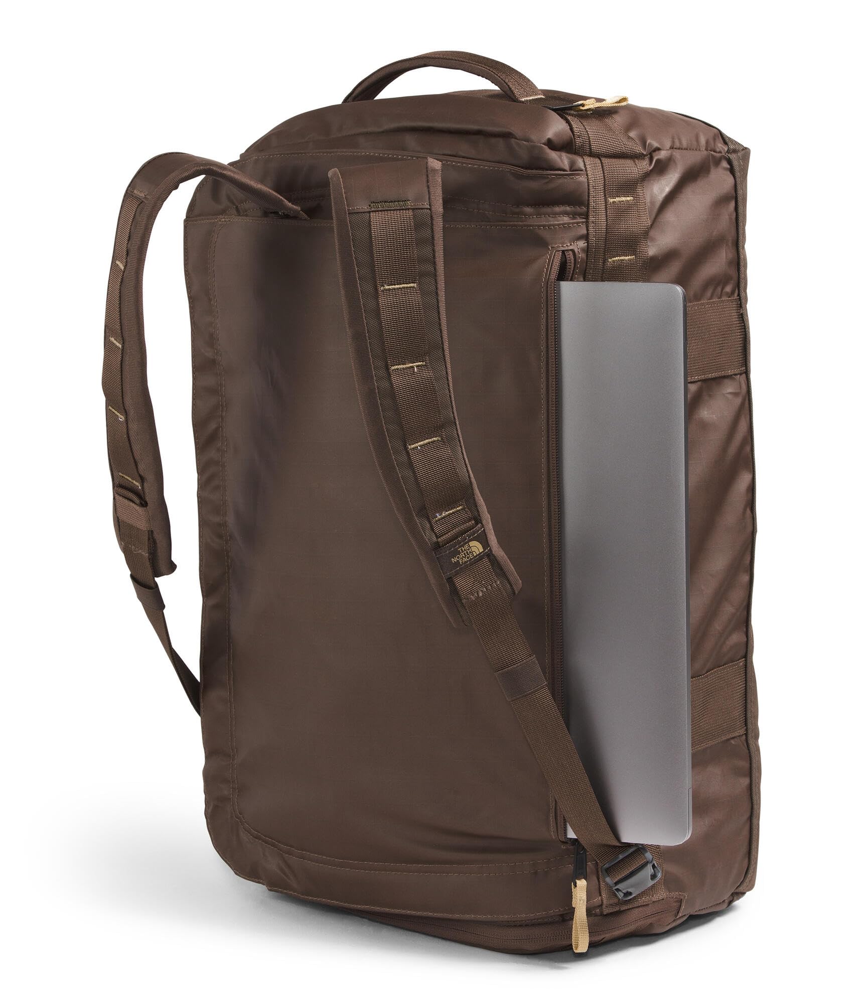 THE NORTH FACE Base Camp Voyager Duffel—42L - PFAS Free, Smokey Brown/Khaki Stone, One Size
