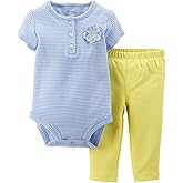 Carter's baby-girls 2-piece Bodysuit & Pant Set