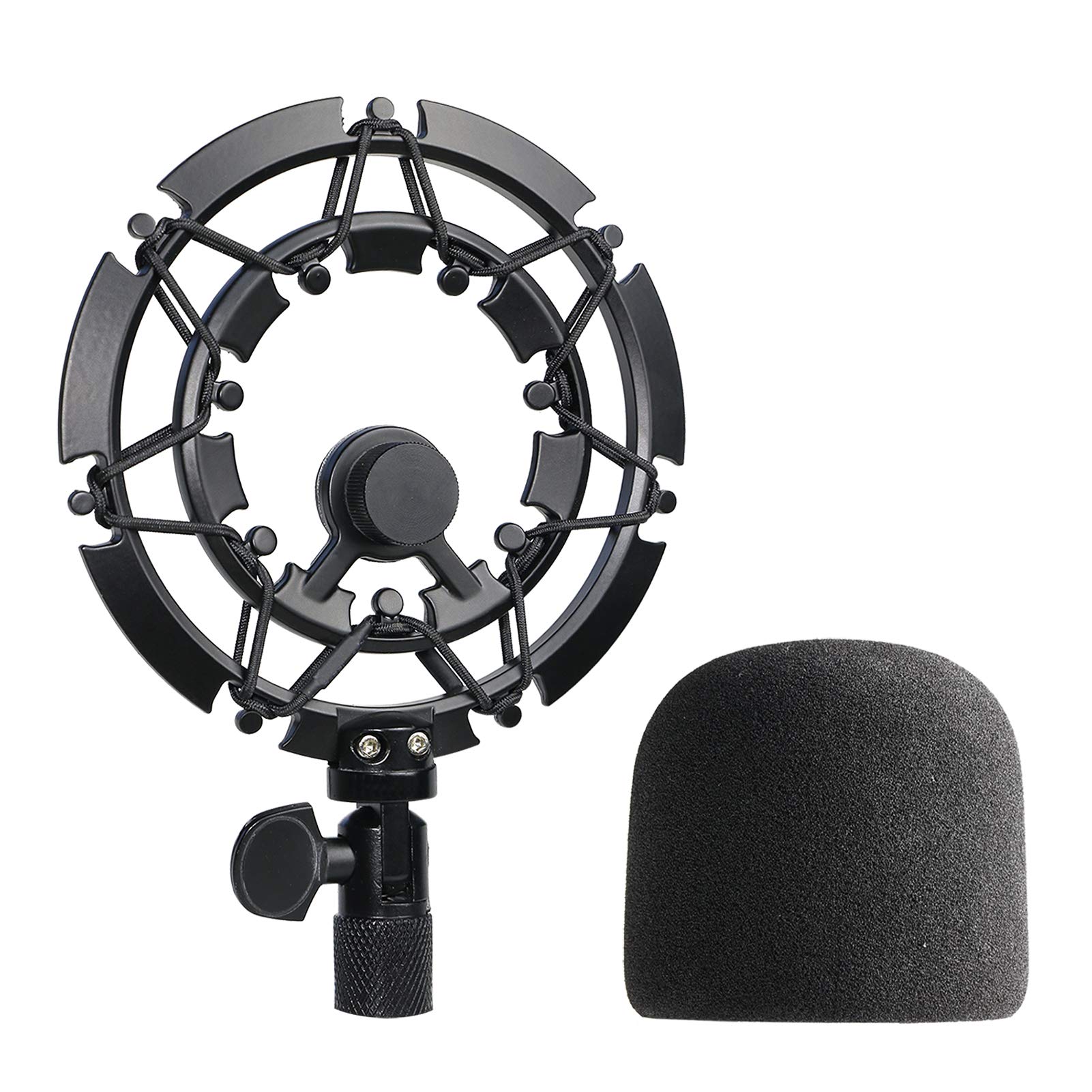 Blue Yeti and Yeti Pro Microphones with Spider for Pop Protection, Alloy Reduces Vibration and Improves Recording Quality