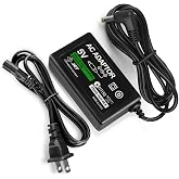 Replacement PSP Charger AC Adapter 5V Compatible with Sony PSP 1000 PSP Slim &amp; Lite 2000 3000 PSP-110 PSP-1001 Series PSP-1001, 2001, PlayStation 3001 E-1000 L-Shape Replacement Sony Power Cord