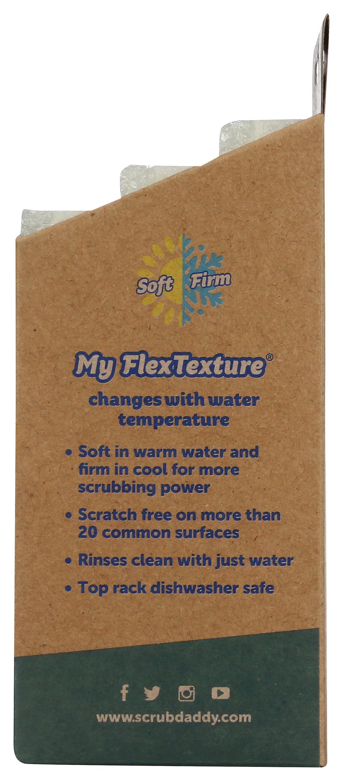 Scrub Daddy Dye Free Sponge Daddy 3 Count, 3 Ct