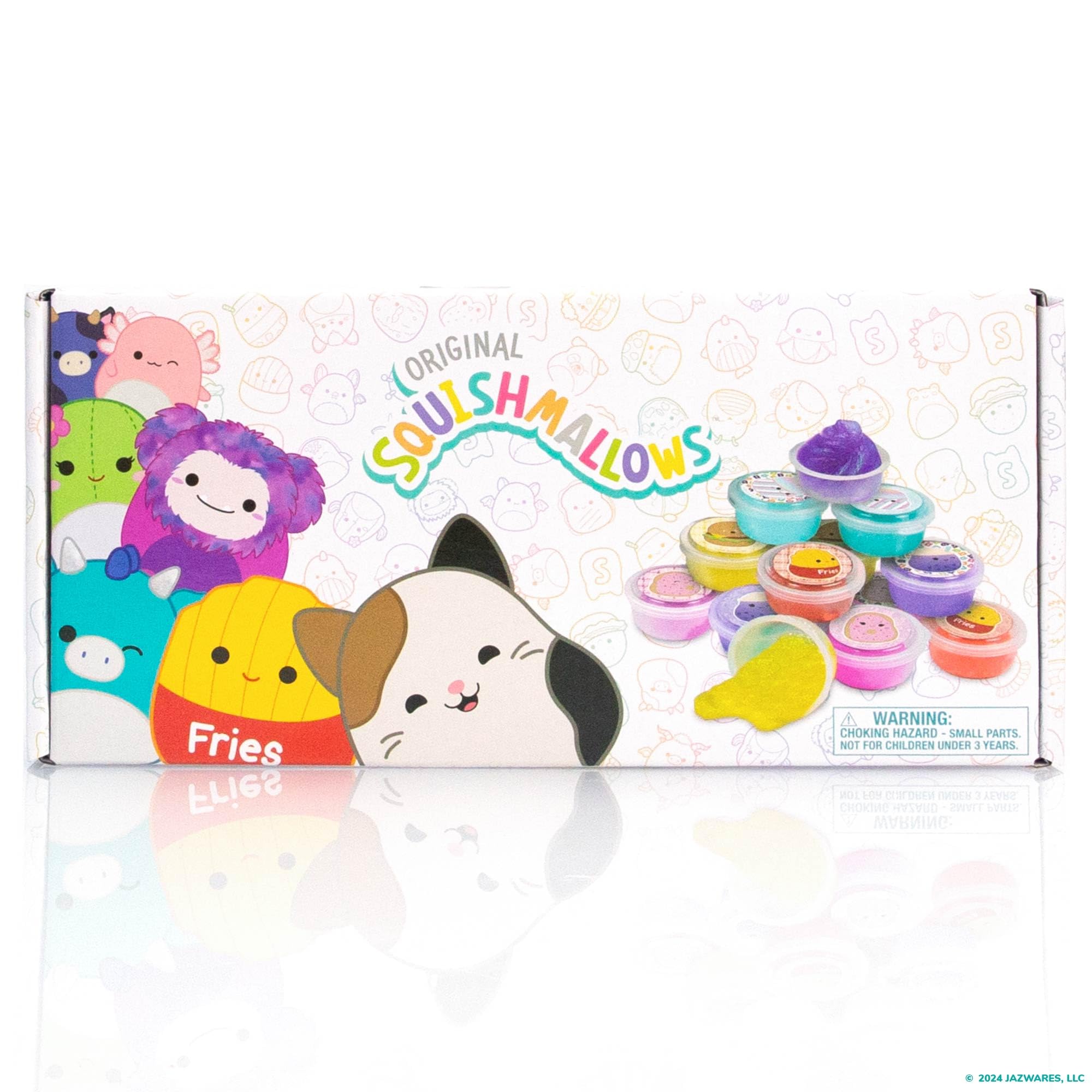 Original Squishmallows Ultimate Compounds Set, 25-Pack, Scented Glitter Slimes, Slime Party Favors for Kids, Slime Bulk, Kids Party Favors Goodie Bags, Mini Squishmallows, Mini Slime, Sludge Toys