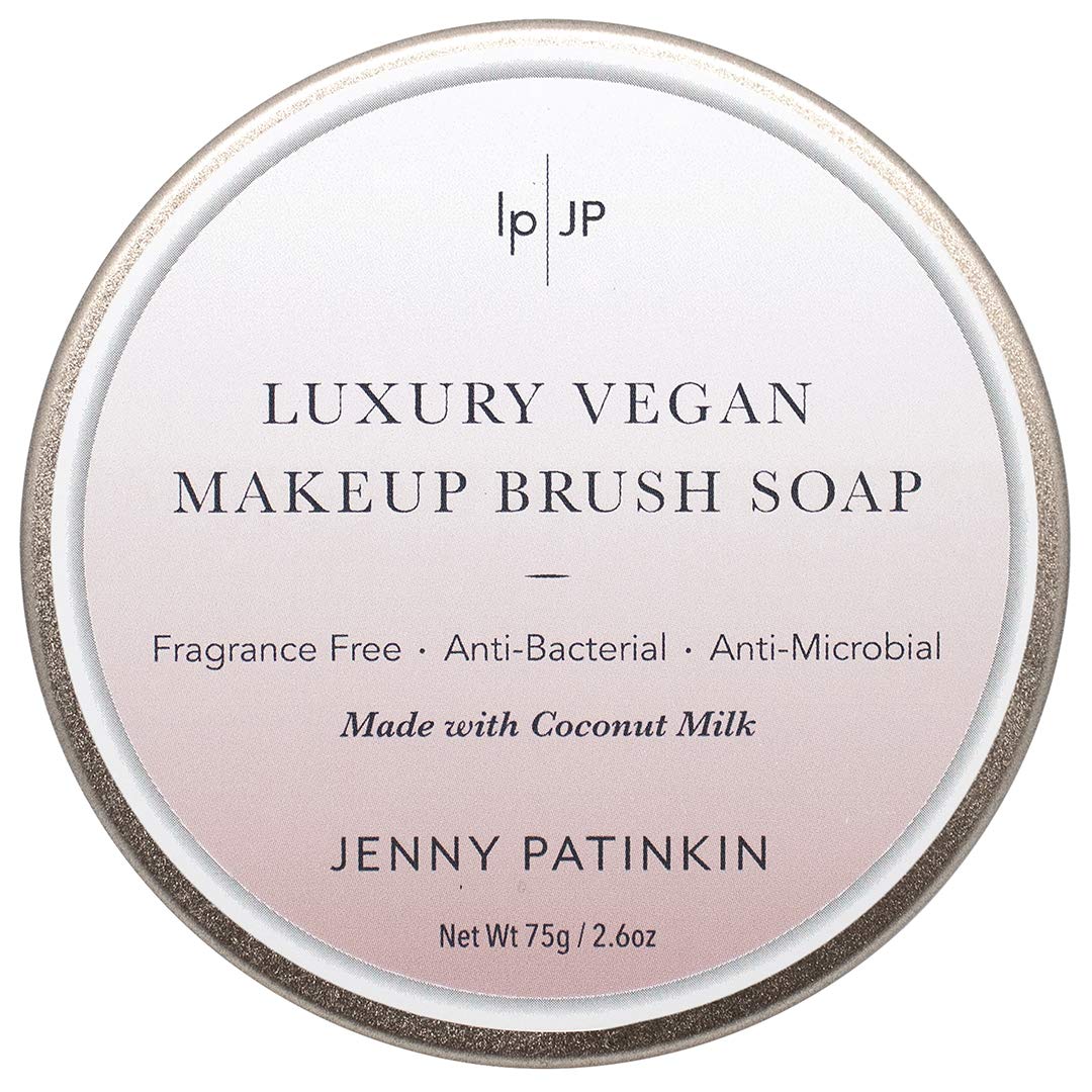 Lazy Perfection by Jenny Patinkin Luxury Vegan Makeup Brush Soap, 2.6 Oz.