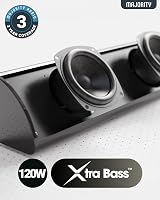 MAJORITY Snowdon Soundbar 2.1 Channel 120W Bluetooth TV Subwoofer view 3