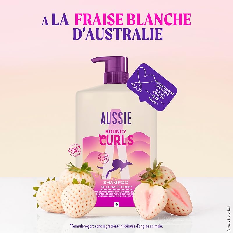 Bouncy Curls Shampoing Cheveux Bouclés Sans Sulfates 1000ml — photo 6 sur 8