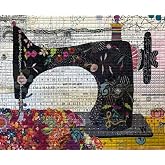 Fiberworks Featherweight Collage Wall Hanging Quilt Pattern