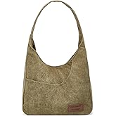 Tellrain Corduroy Tote Bag Unisex Retro Handbag Multi Pocket Shoulder Work College Satchel Compartment Messenger Purse