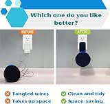 Sintron Wall Mount Holder for Echᴏ Pop Black Outlet Mount, Cable Management view 2