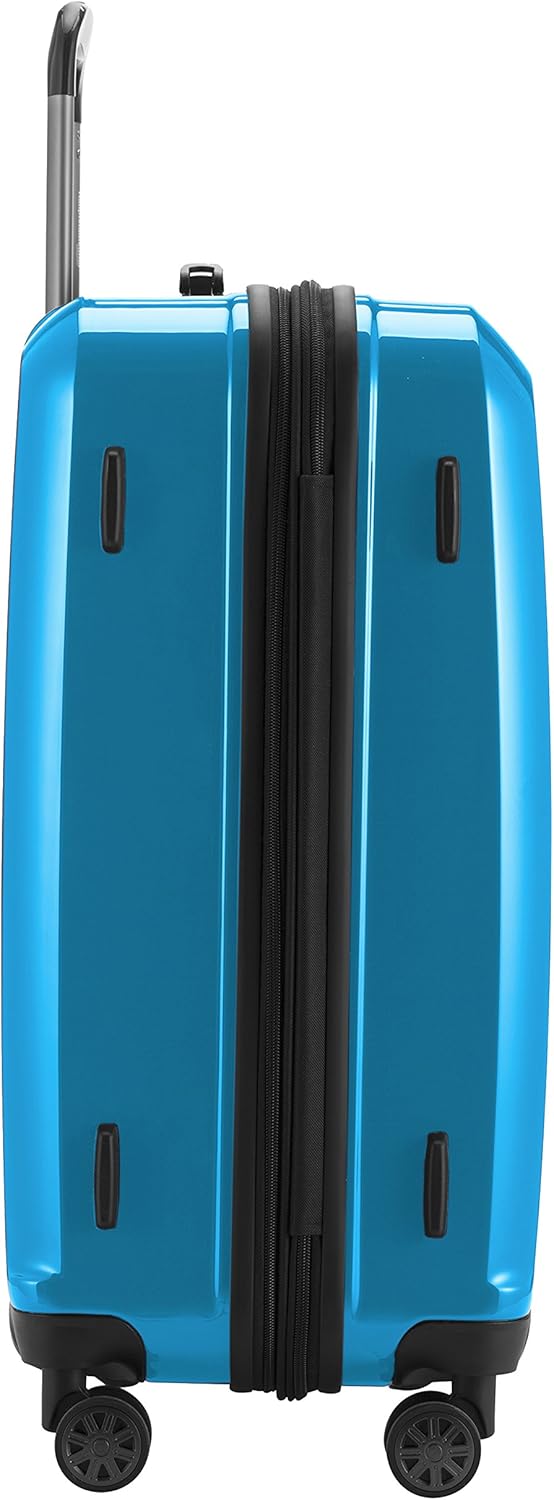 HAUPTSTADTKOFFER - X-Berg - Luggage Suitcase Hardside Spinner Trolley 4 Wheel Expandable TSA, 75 cm, 126 Liter, Cyanblue Glossy - Image 5