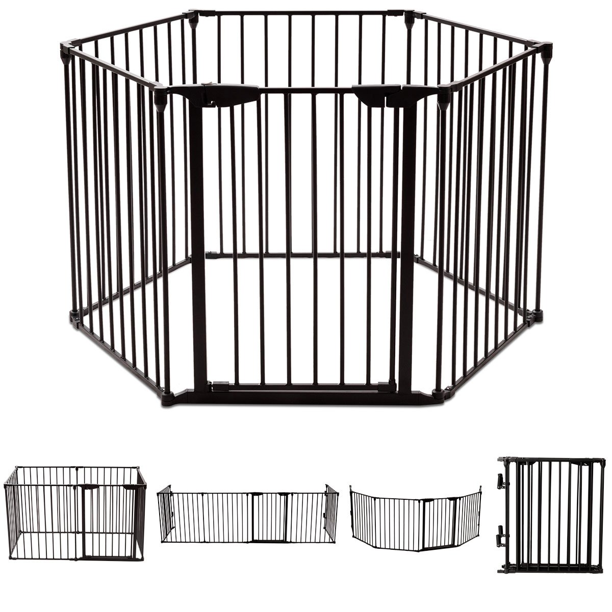 Bebe Puericulture Securite Blanc Barriere De Securite Enfant Bebe Grille De Protection Cheminee Pare Feu De Cheminee 6 Pans Estiloss Com