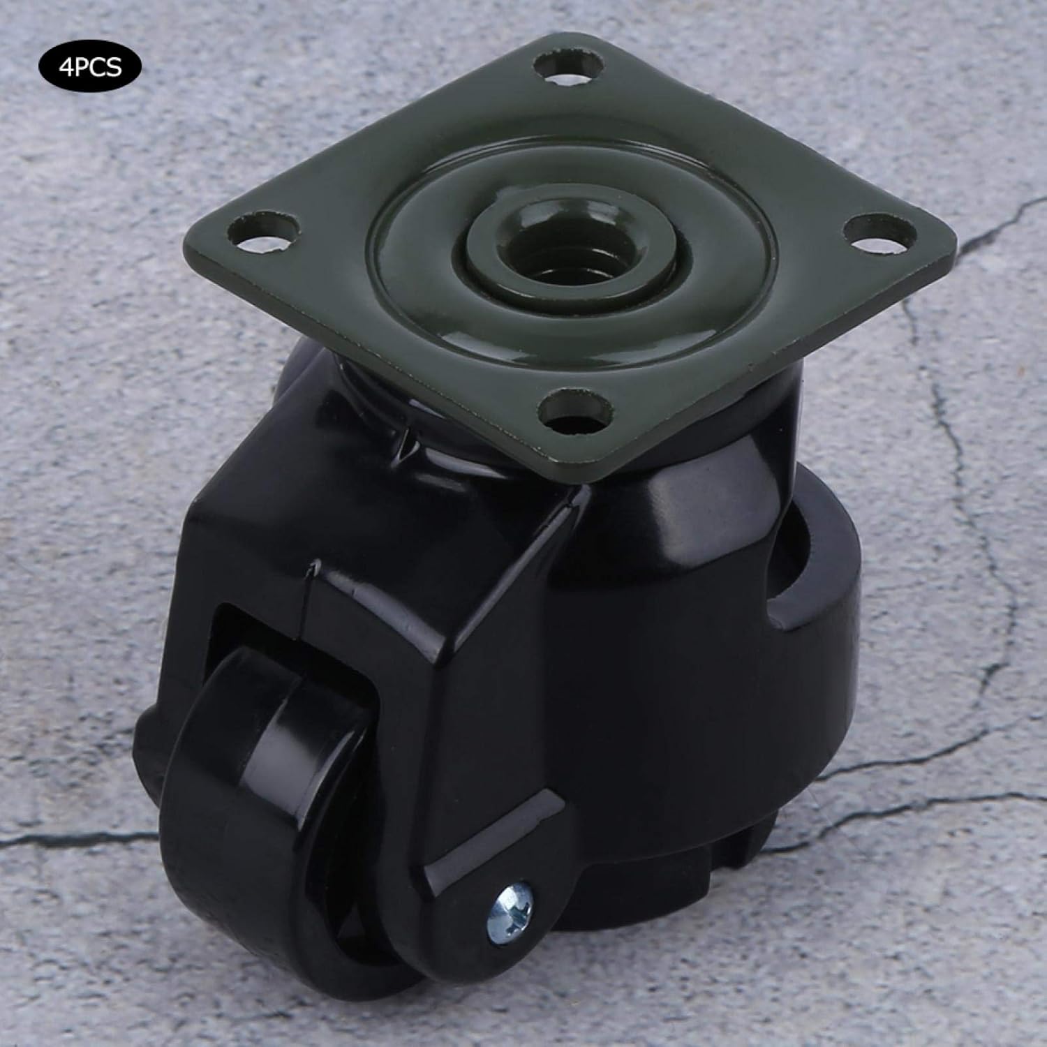 Casters Leveling Caster Leveling Caster Wheels Heavy Duty Black Heavy