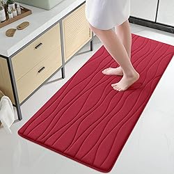 Buganda Memory Foam Bathroom Rug Mat 59x24, Extra