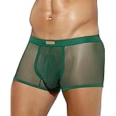 Arjen Kroos Sexy Underwear for Men Breathable Mesh Boxer Briefs Comfort Soft Trunks