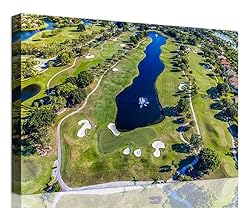 WESTON FL USA Golf Course Wall Art for Office Golf
