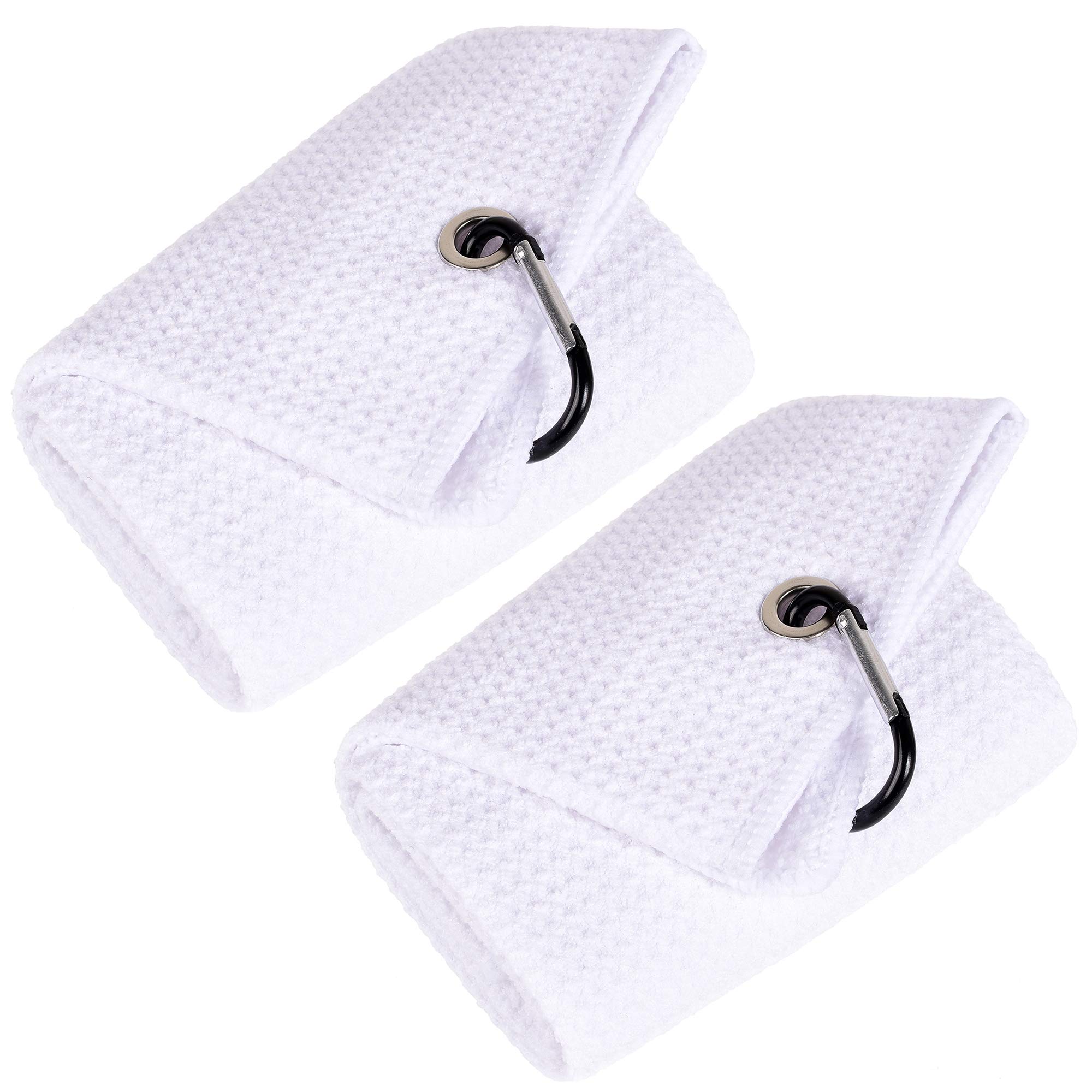 Mile High Life Golf Towel | Tri-fold Waffle Towels | Premium Microfiber Fabric | wiith Heavy Duty Carabiner Clip