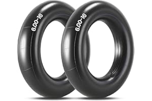 AR-PRO Replacement 6.00-16 Heavy-Duty Inner Tubes for Tractor, Trailer, Truck and More 600-16 Tires - with TR15 Valve Stems -