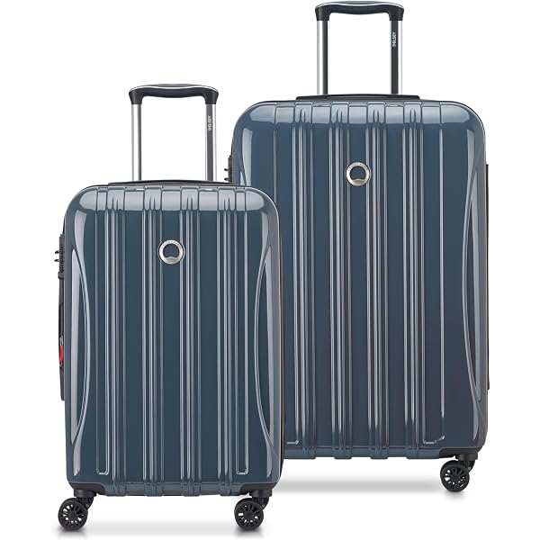 DELSEY Paris - Valise Soute Rigide CARROUSEL 2 - Set De 3 Valises Extensibles - Bleu - Sécurité & Élégance - 6