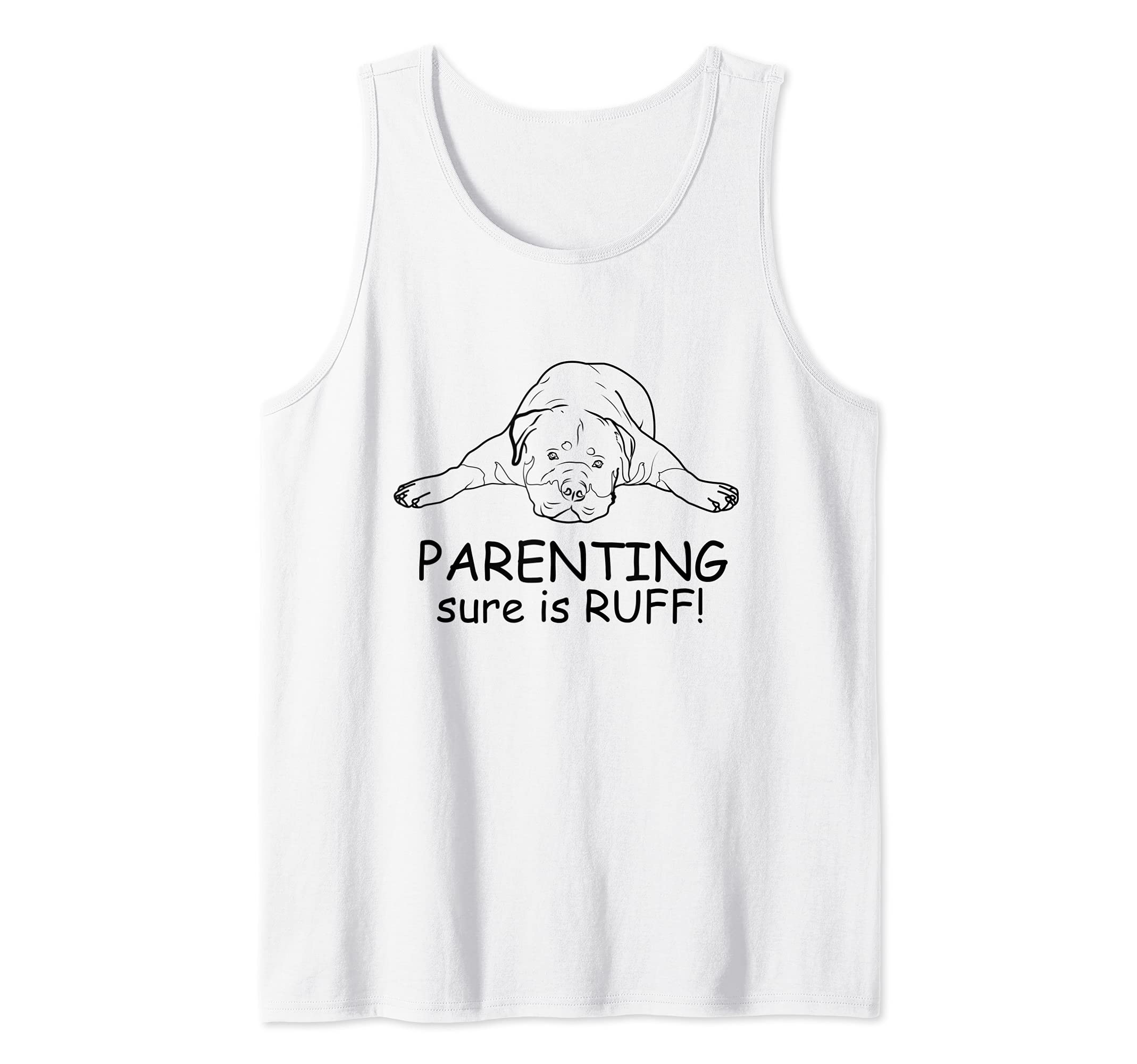 Rottweiler Dog Love-r Cute Funny Dog Mom Tank Top