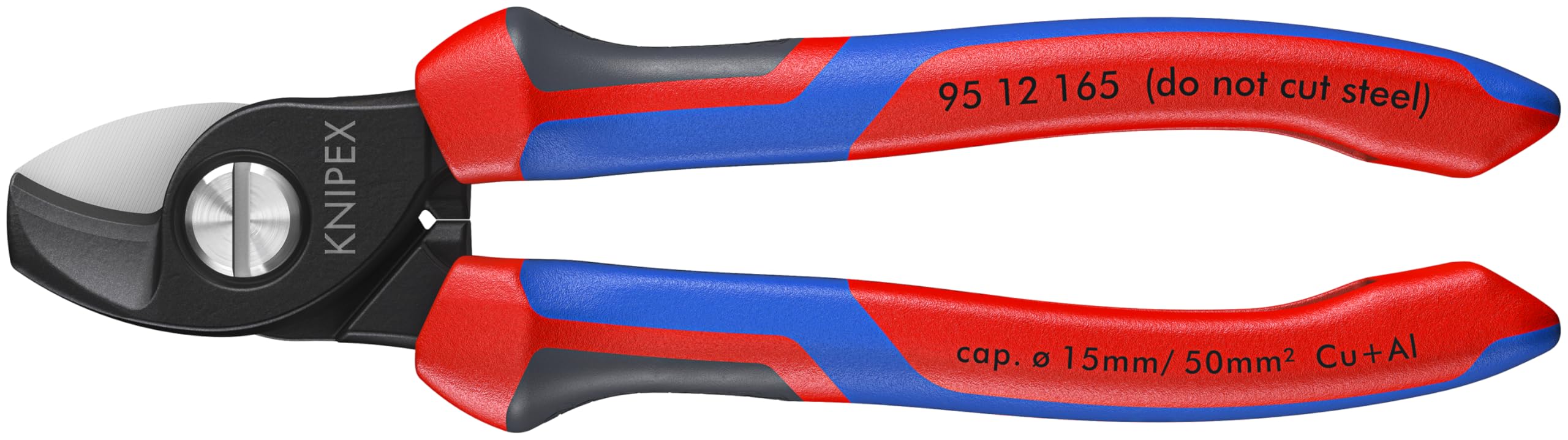 KNIPEX Tools - Cable Shears, Twin Cutting Edge, Multi-Component (9512165) — image 1