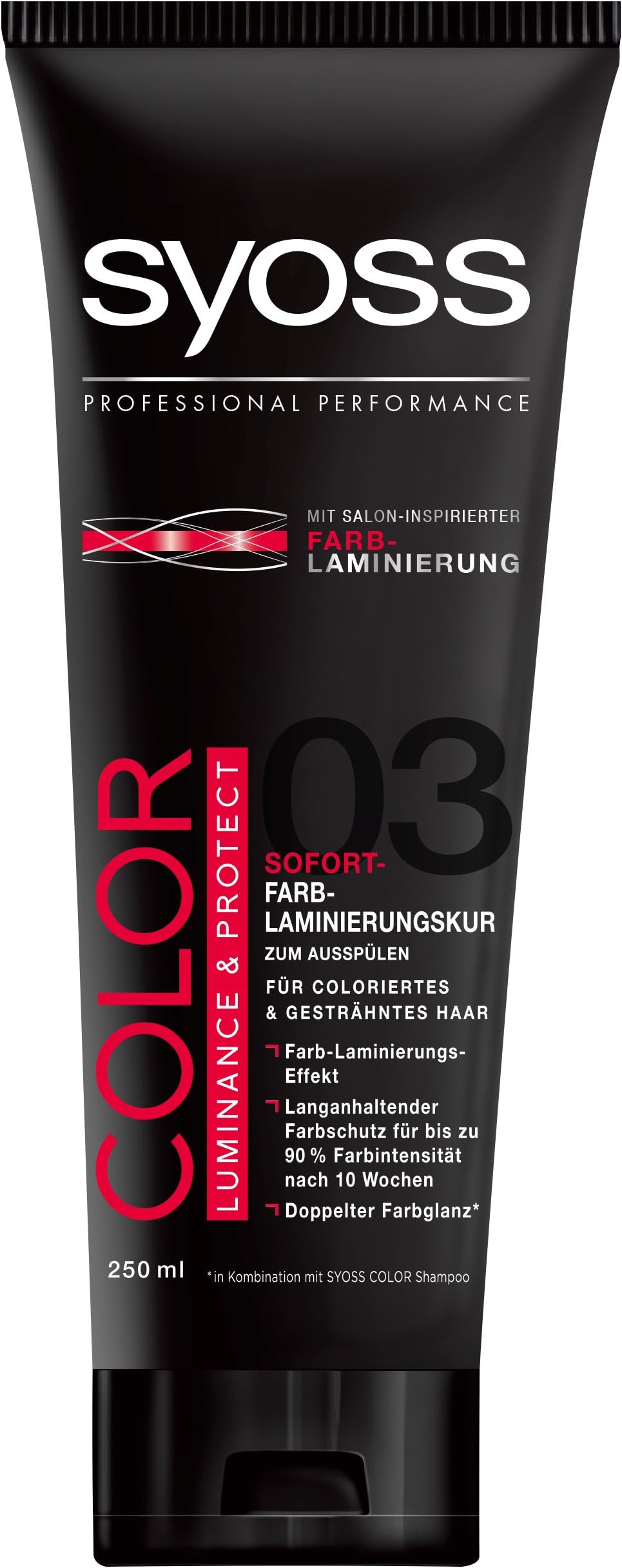 SYOSS - Après Shampoing - COLOR Luminance & protect - 250ml