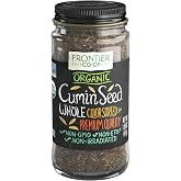 Frontier Co-op Organic Whole Cumin Seed, 1.68 Ounce Bottle, Rich, Warm, Complex Earthy Spice Flavor, Kosher