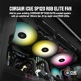 Corsair iCUE SP120 RGB Elite PWM 120mm Fan Eight RGB LEDs AirGuide Technology view 2
