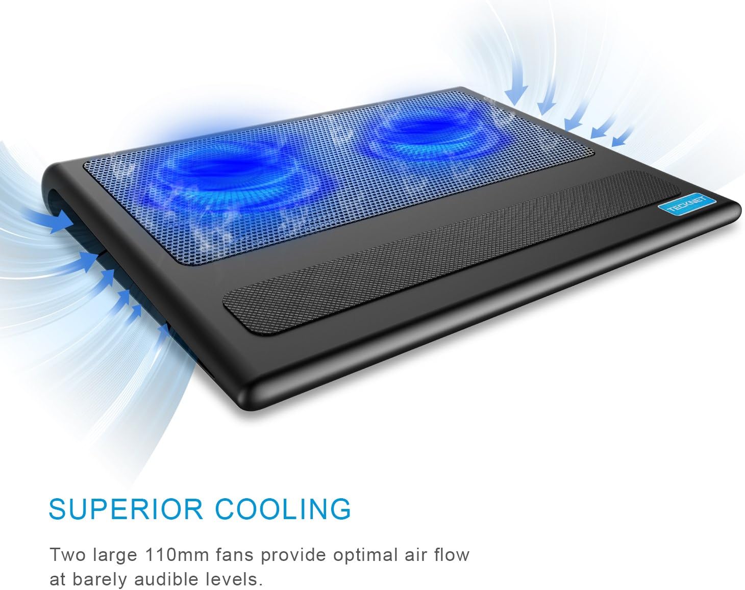 Laptop Cooling Pad, Portable UltraSlim Quiet Laptop Notebook